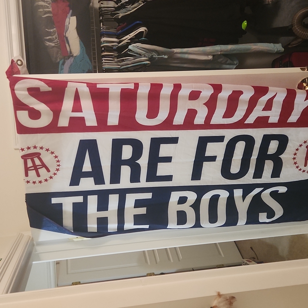 Barstool "Saturday's are for the boys flag"